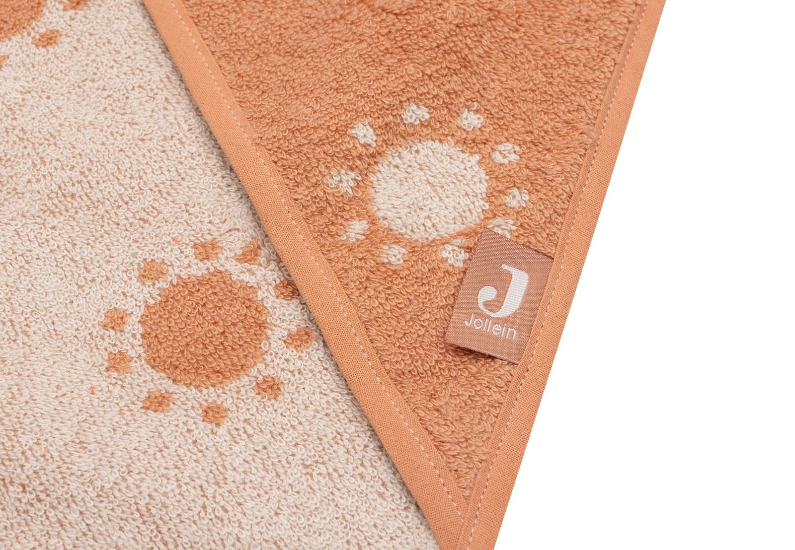 Jollein | Badcape badstof jacquard sun light terra