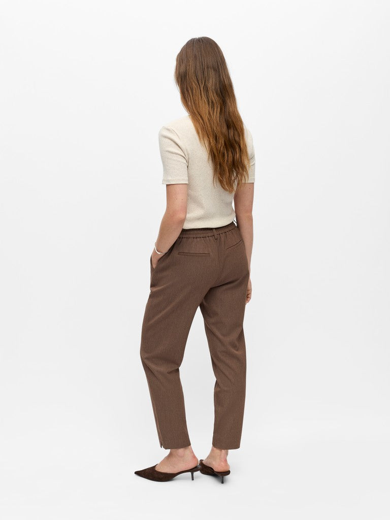 Object | Broek Lisa Slim carafe melange NOOS