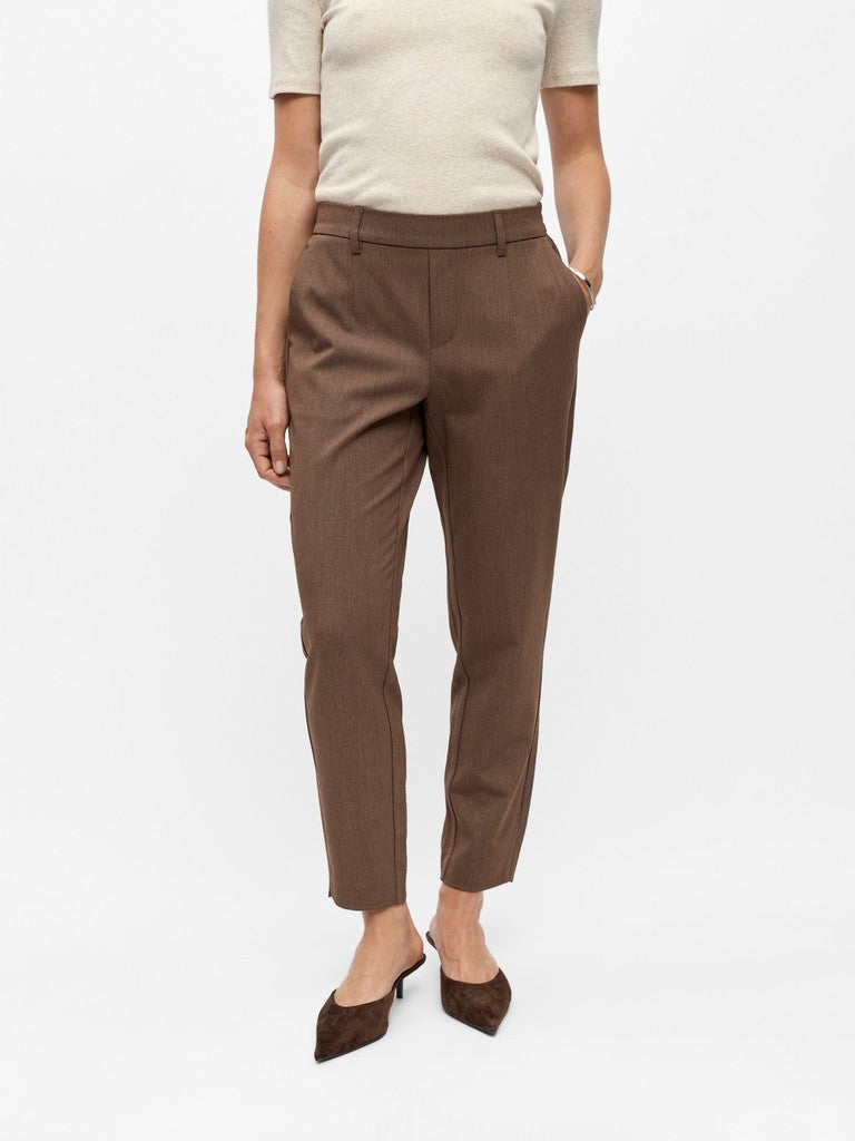 Object | Broek Lisa Slim carafe melange NOOS