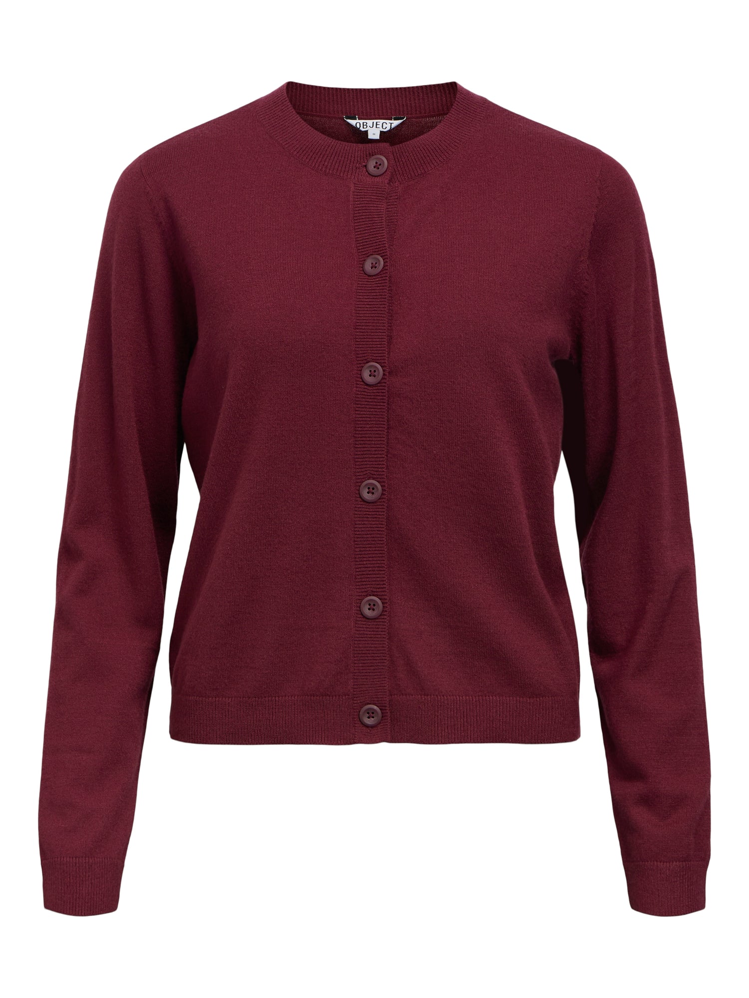 Object | Gebreid vest Thess NOOS windsor wine melange