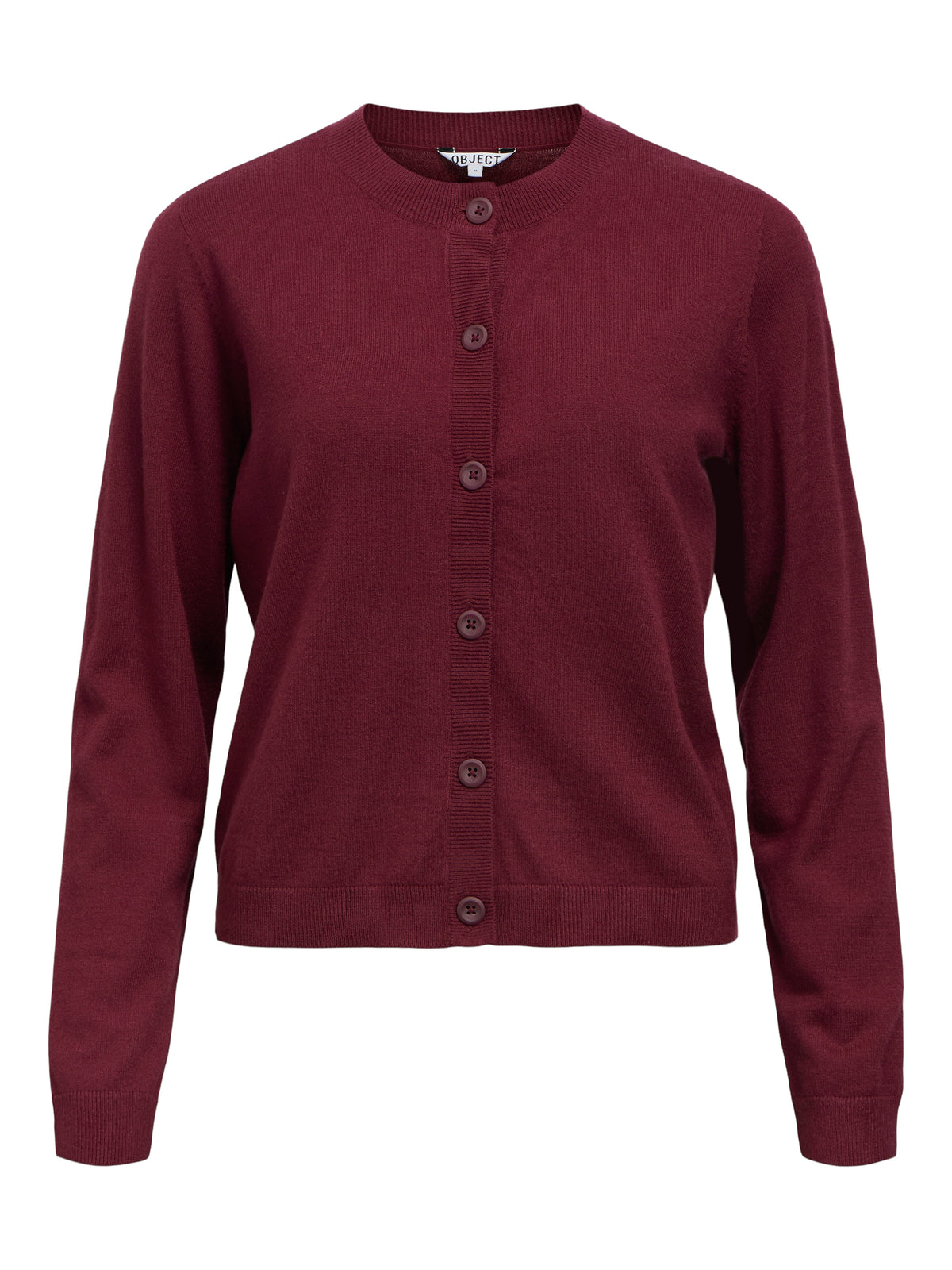 Object | Gebreid vest Thess NOOS windsor wine melange