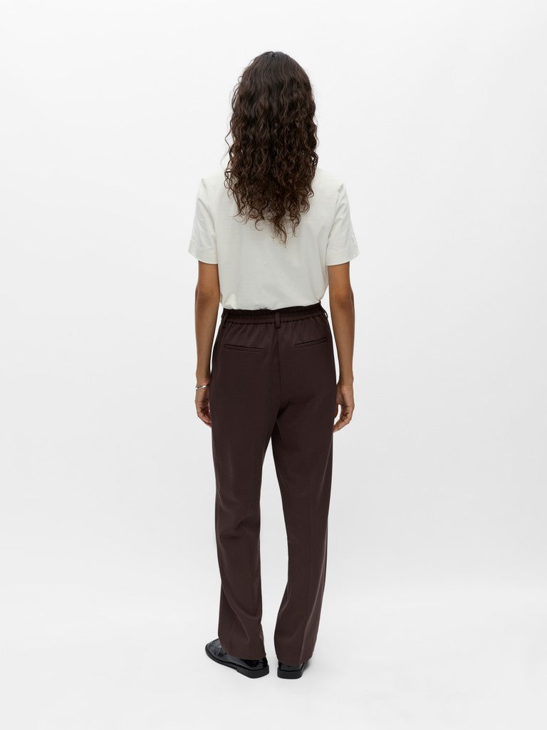 Object | Broek Lisa straight seal brown NOOS