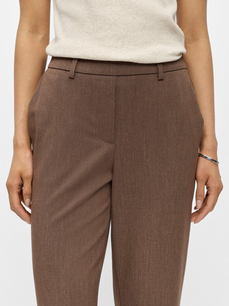 Object | Broek Lisa straight carafe melange NOOS