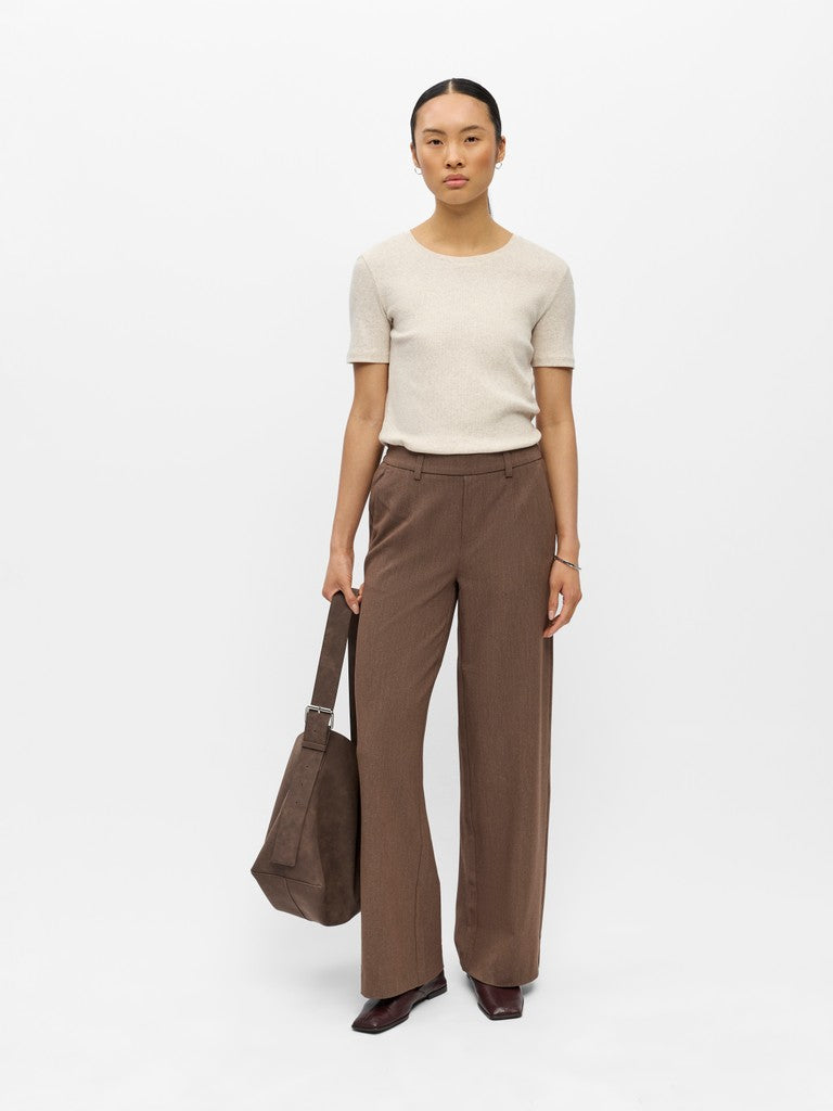 Object | Broek Lisa wide carafe melange NOOS