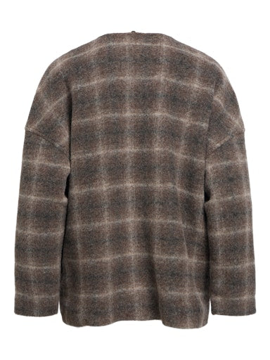 Object | Winterjas Maise met sjaal ruit carafe NOOS