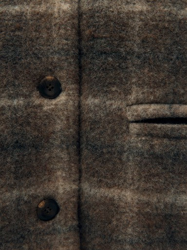 Object | Winterjas Maise met sjaal ruit carafe NOOS
