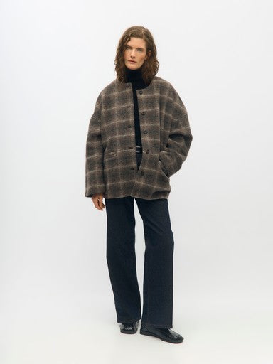 Object | Winterjas Maise met sjaal ruit carafe NOOS
