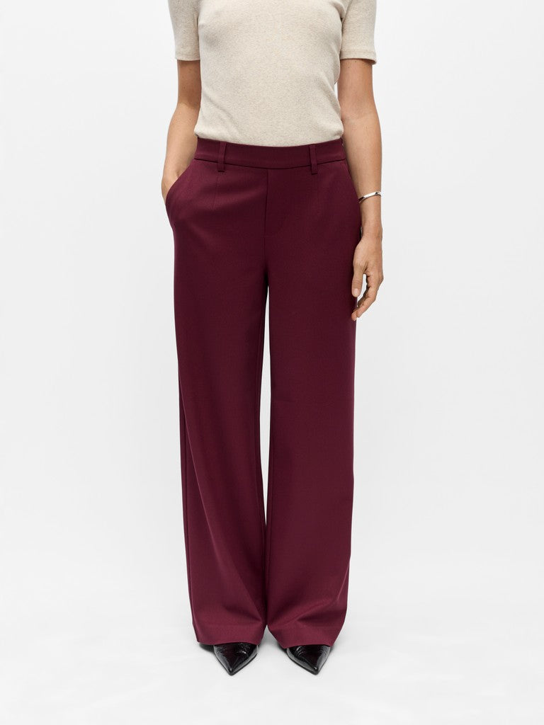 Object | Broek Lisa wide windsor wine NOOS