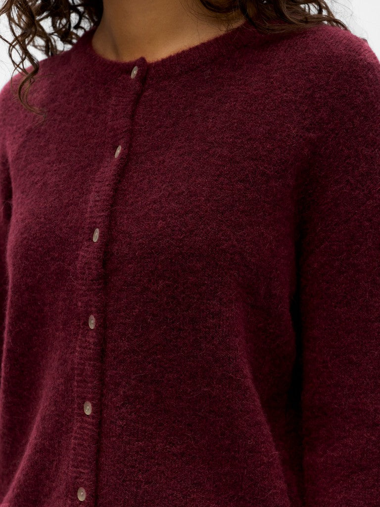 Object | Gebreid vest Agate windsor wine melange NOOS