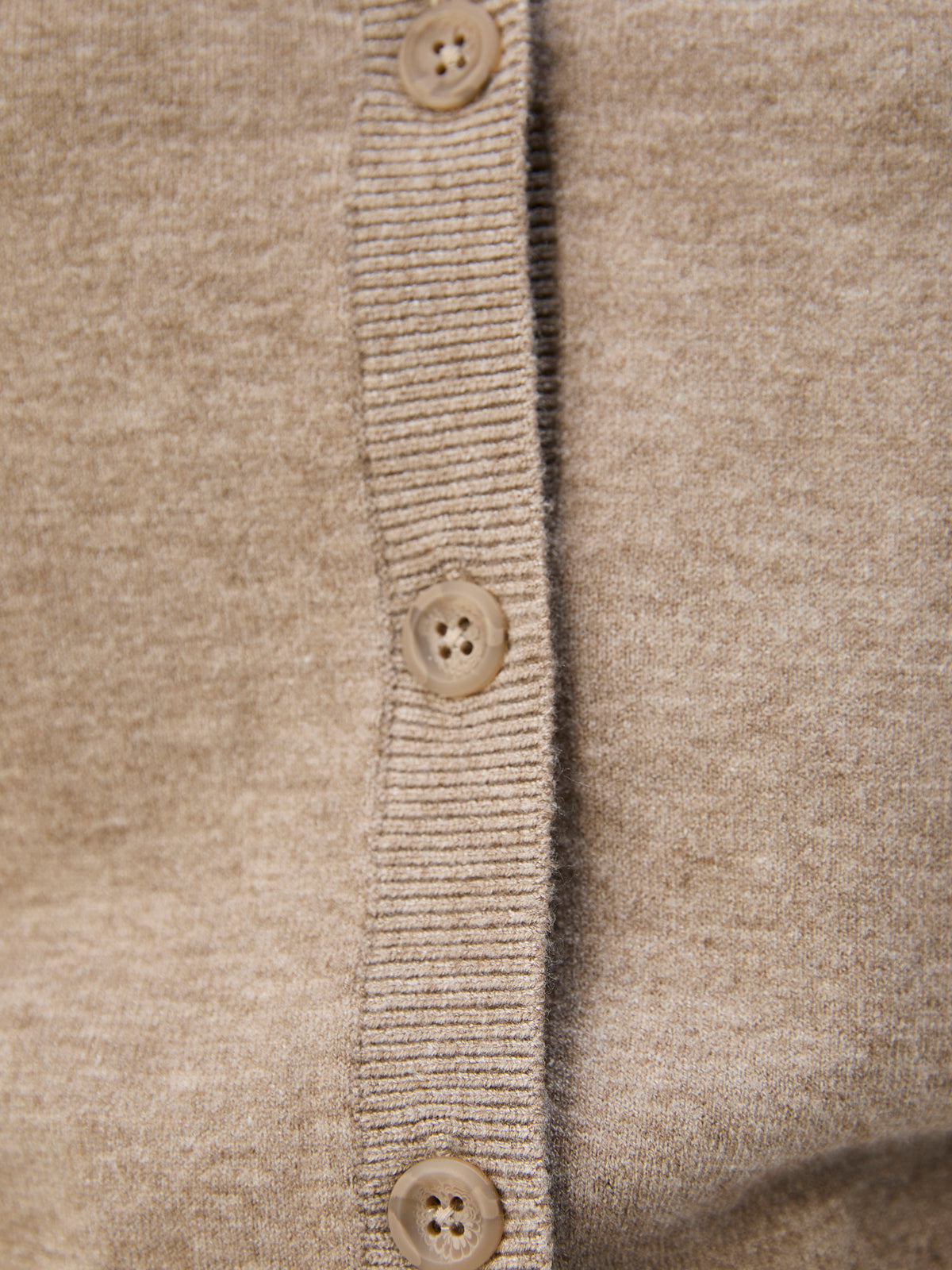 Object | Gebreid vest Thess NOOS desert taupe melange