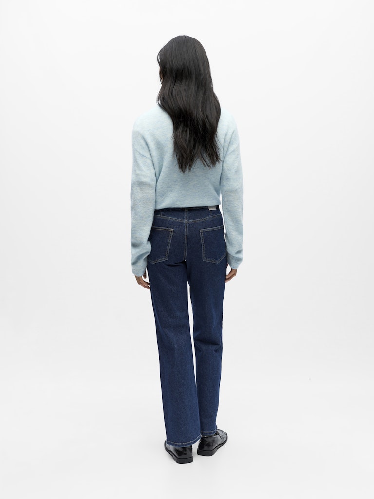 Object | Jeans Elia Mae straight dark blue denim NOOS
