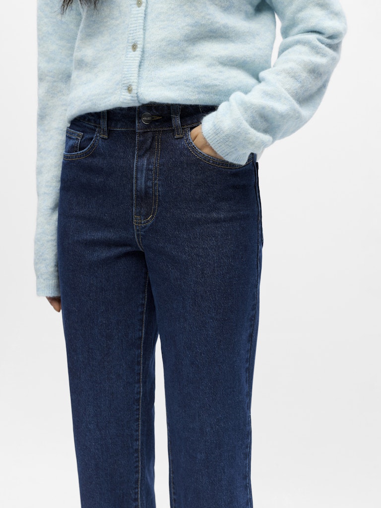 Object | Jeans Elia Mae straight dark blue denim NOOS