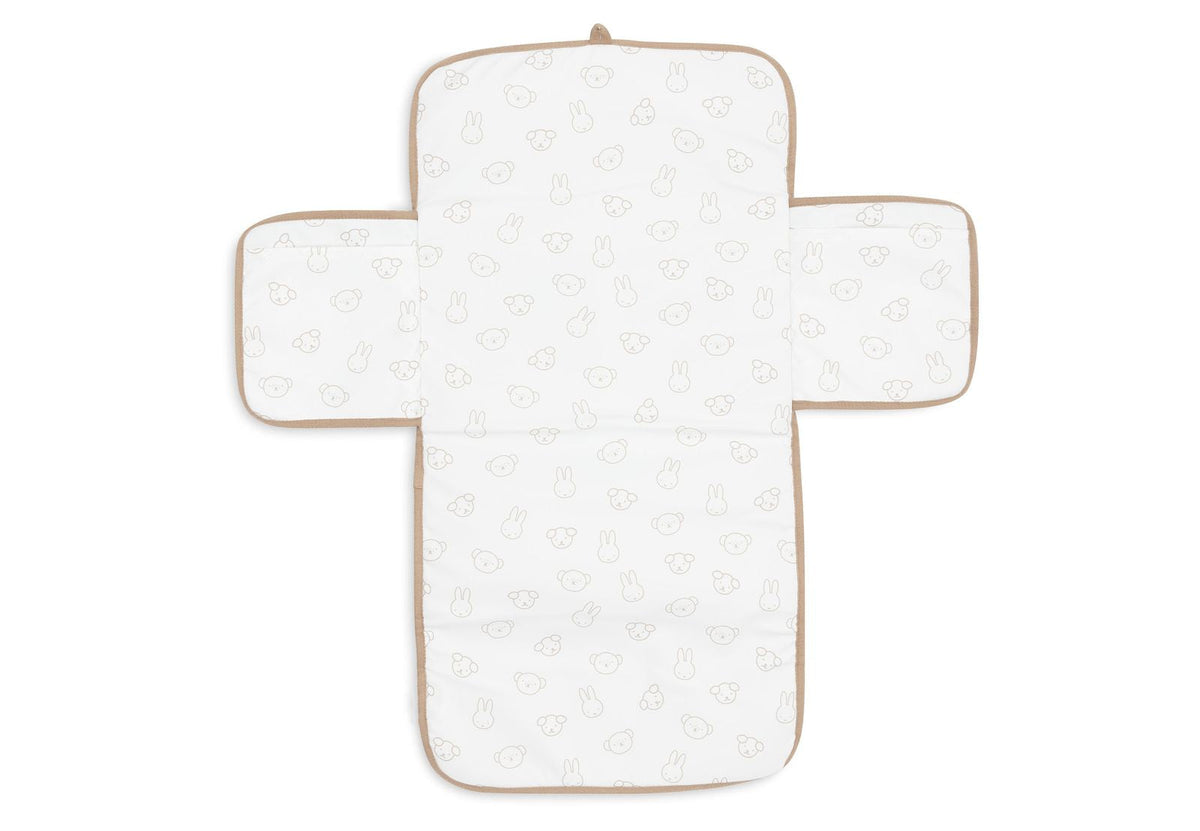 Jollein | Verschoningsmat met opbergvak Nijntje jacquard teddy biscuit