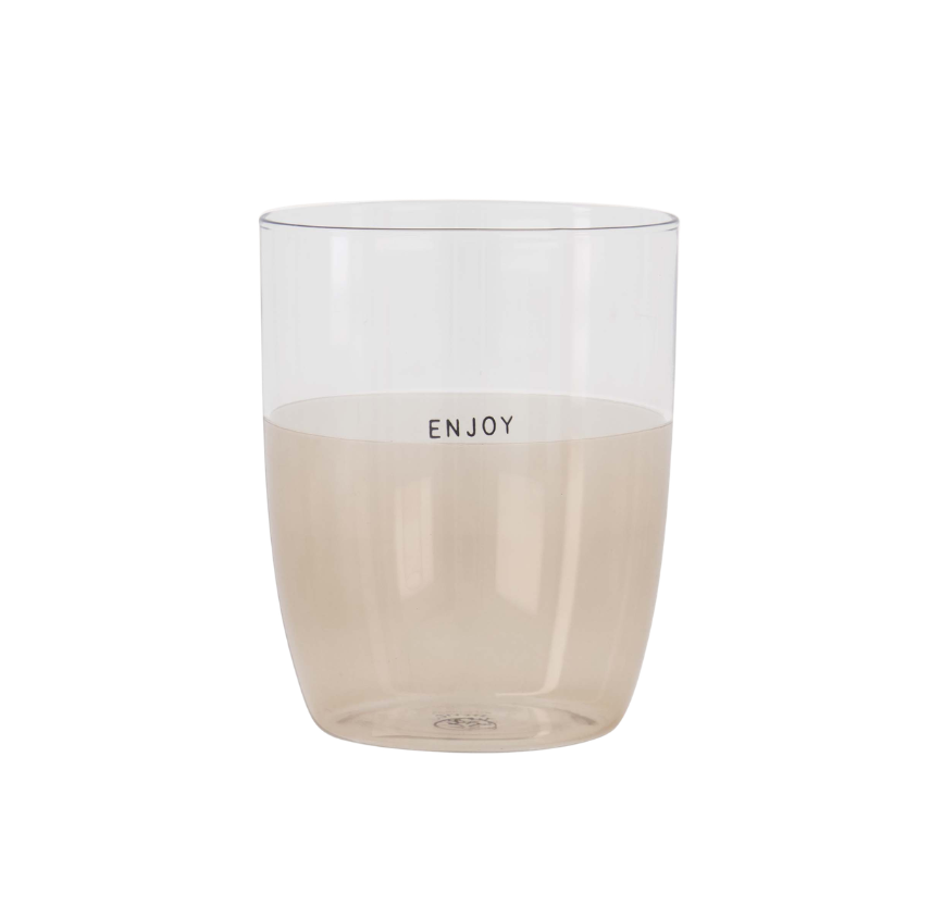 Zusss | Drinkglas enjoy zand