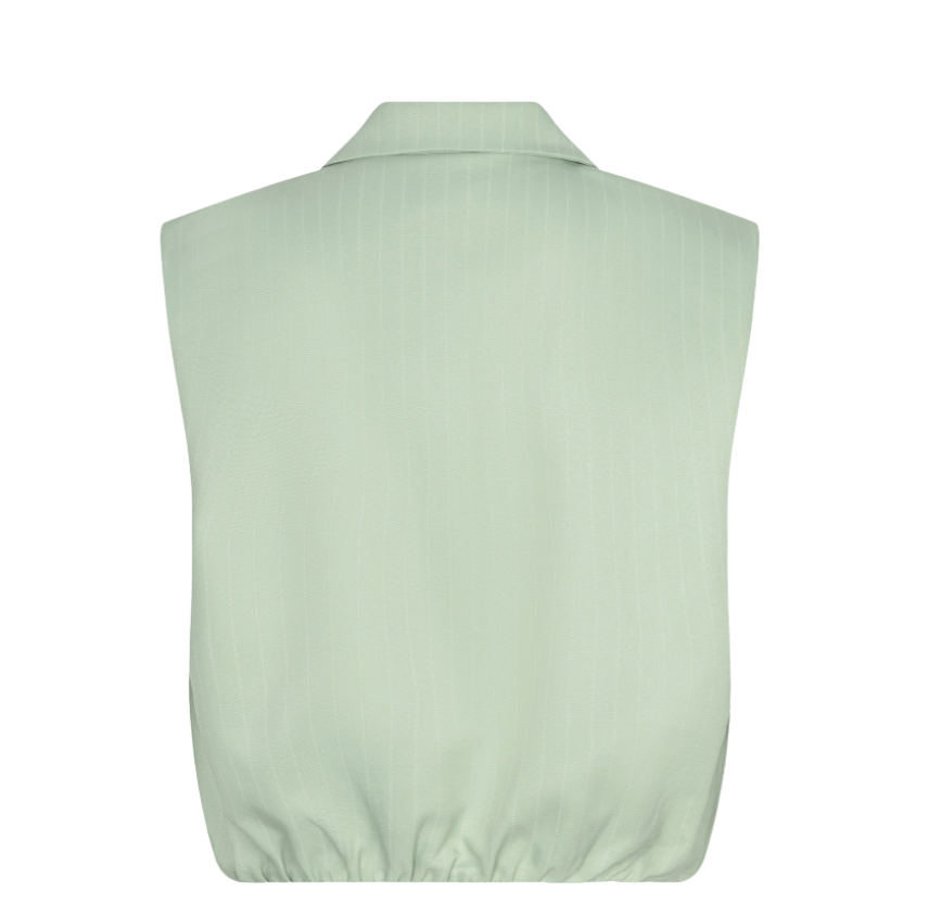 Ydence | Gilet Jeanie sage green