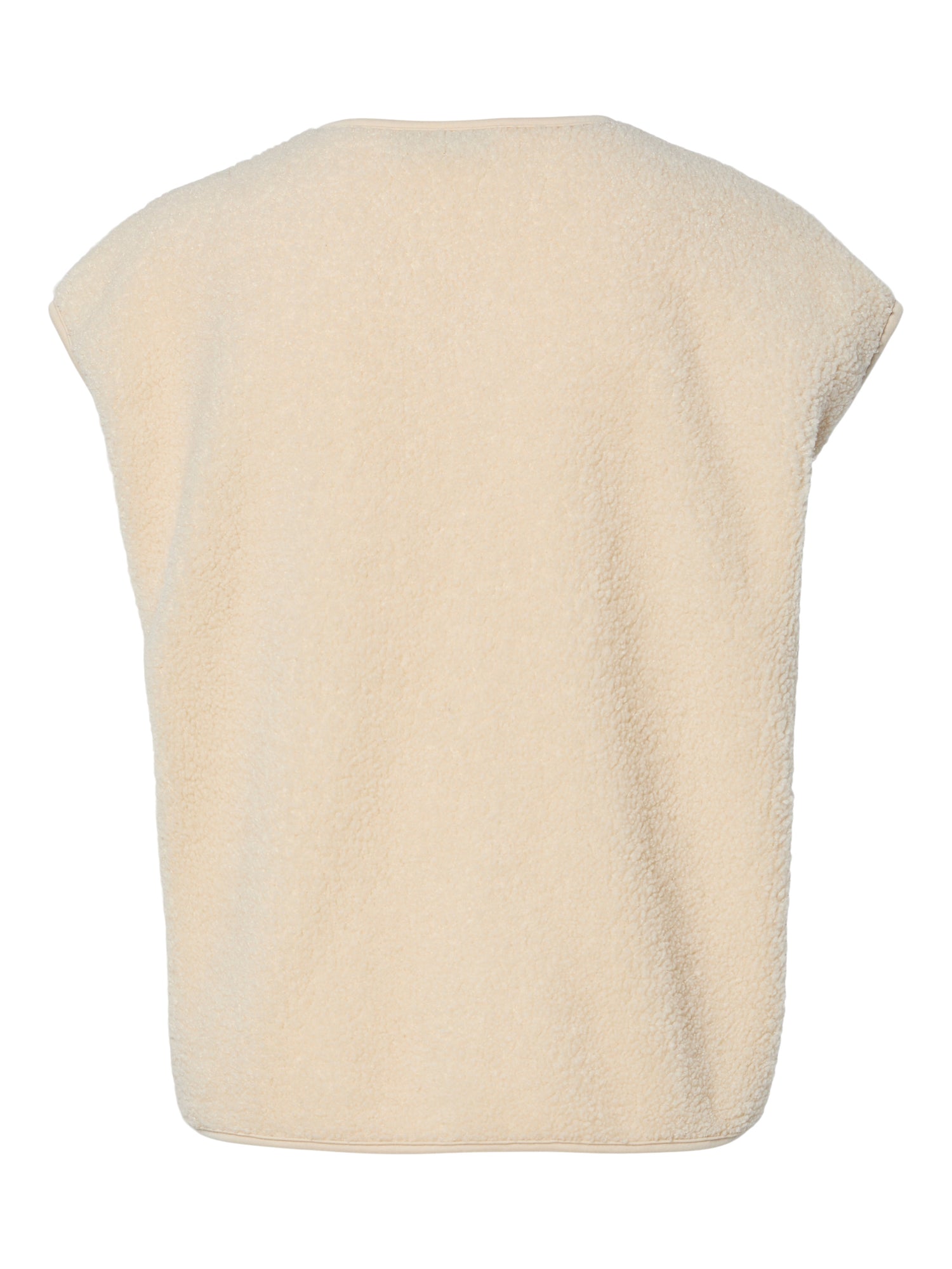 Pieces | Gilet Katty teddy vest NOOS birch