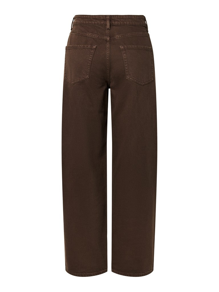 Pieces | Jeans Grace Barrel hot fudge lengte 32 NOOS