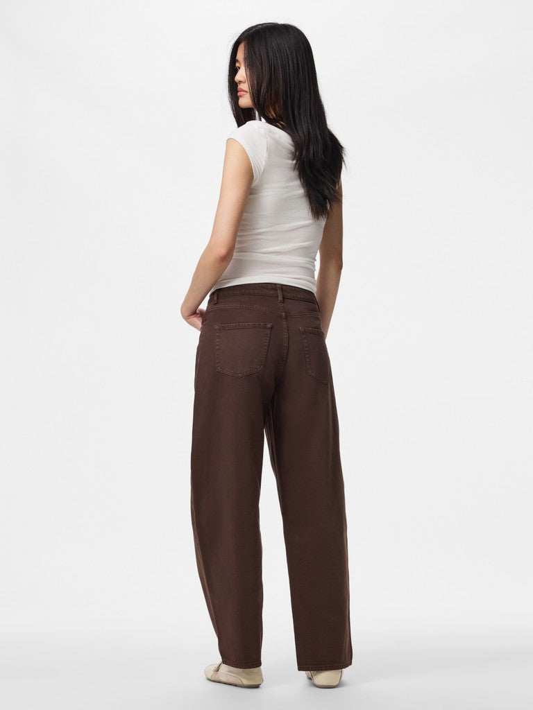 Pieces | Jeans Grace Barrel hot fudge lengte 32 NOOS