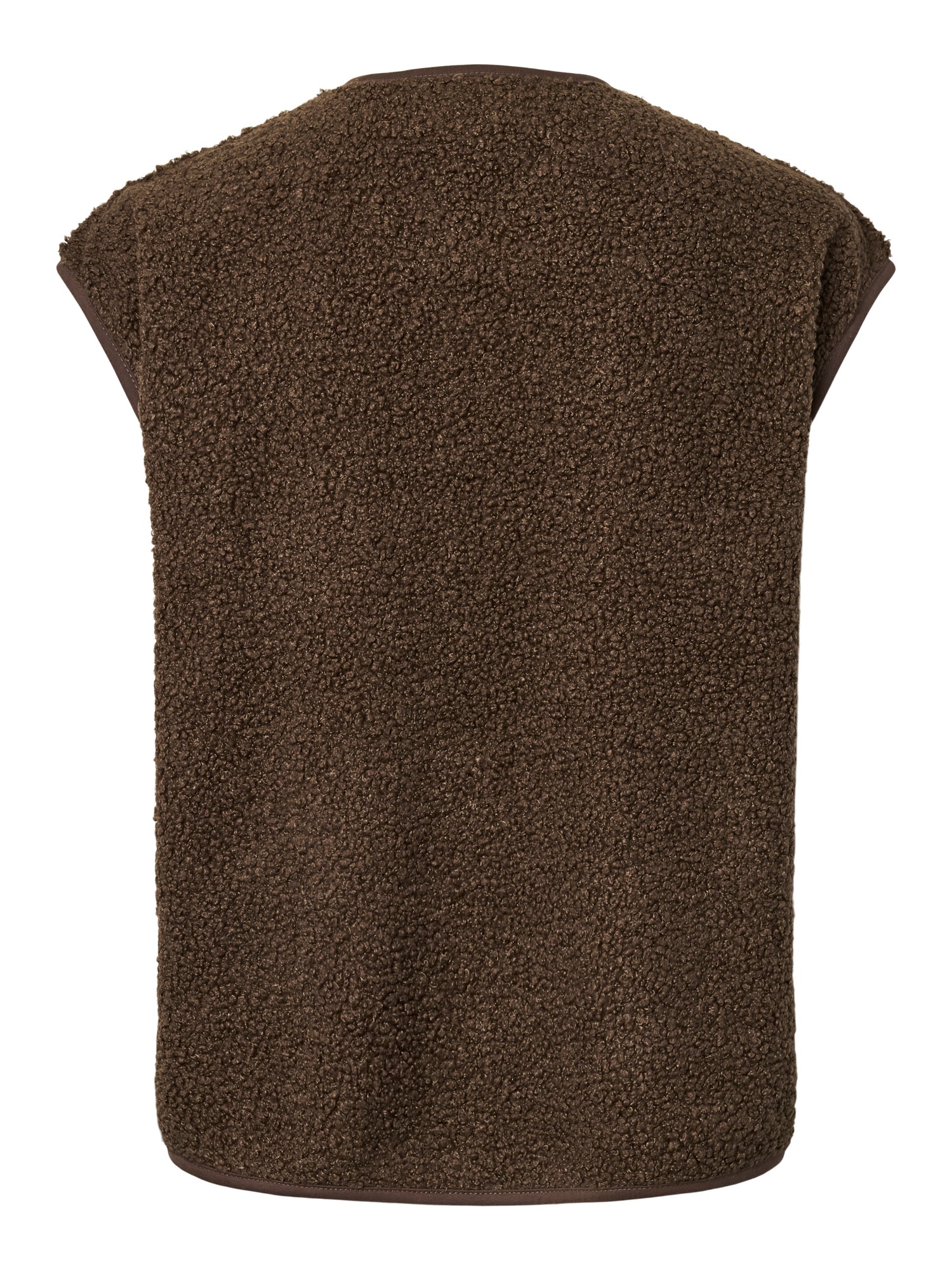 Pieces | Gilet Katty teddy vest NOOS morel