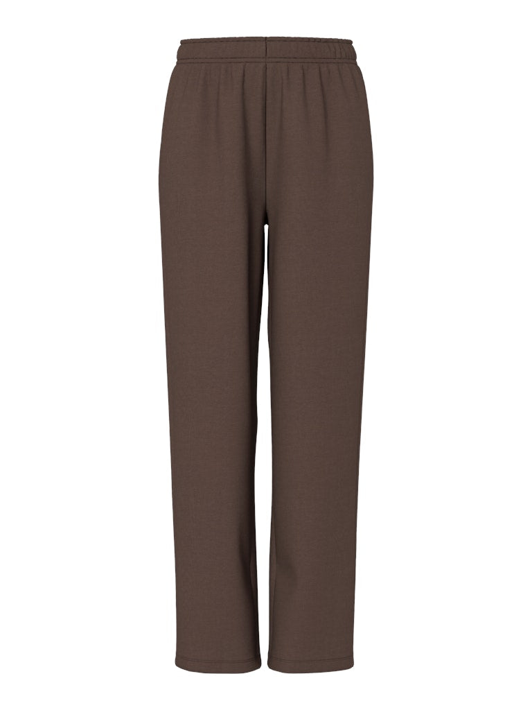 Pieces | Broek Chilli straight Sweat hot fudge NOOS