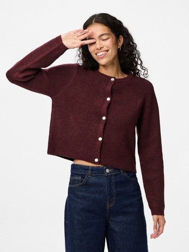 Pieces | Vest Silly NOOS tawny port melange