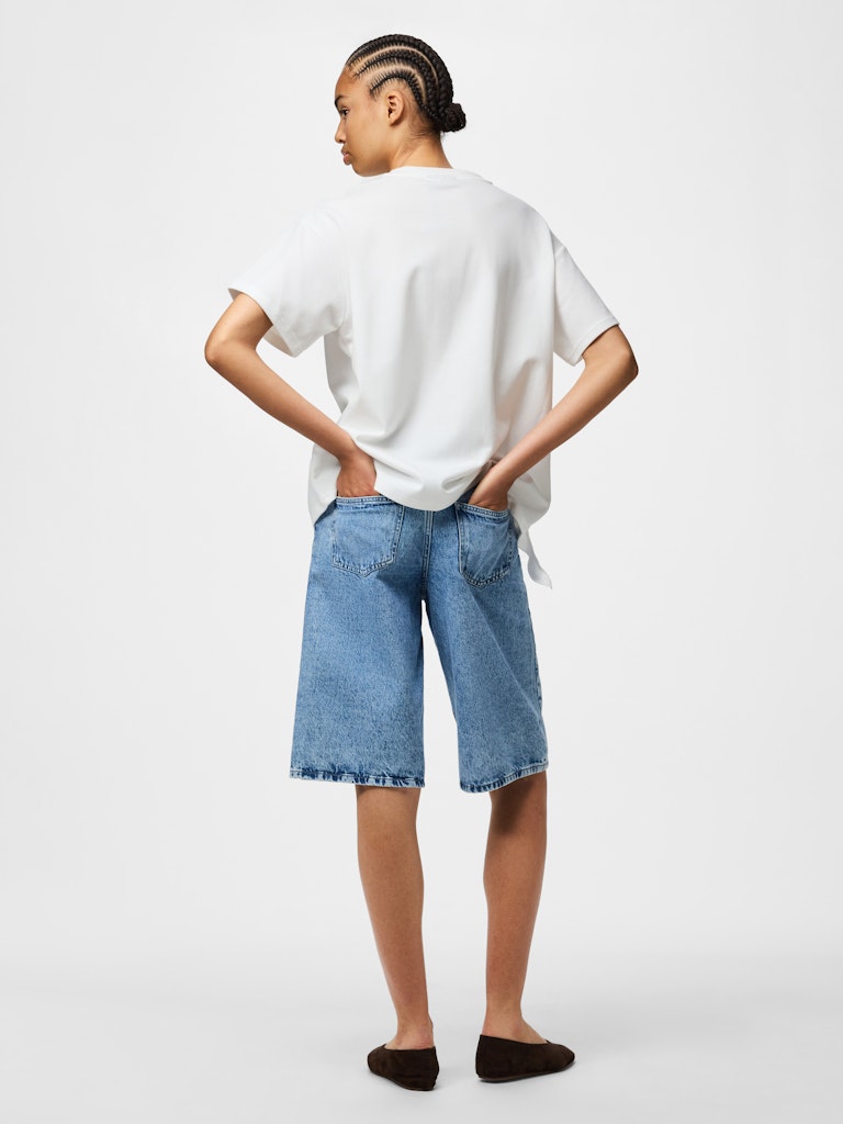 Pieces | T-Shirt Skylar Rose bright white