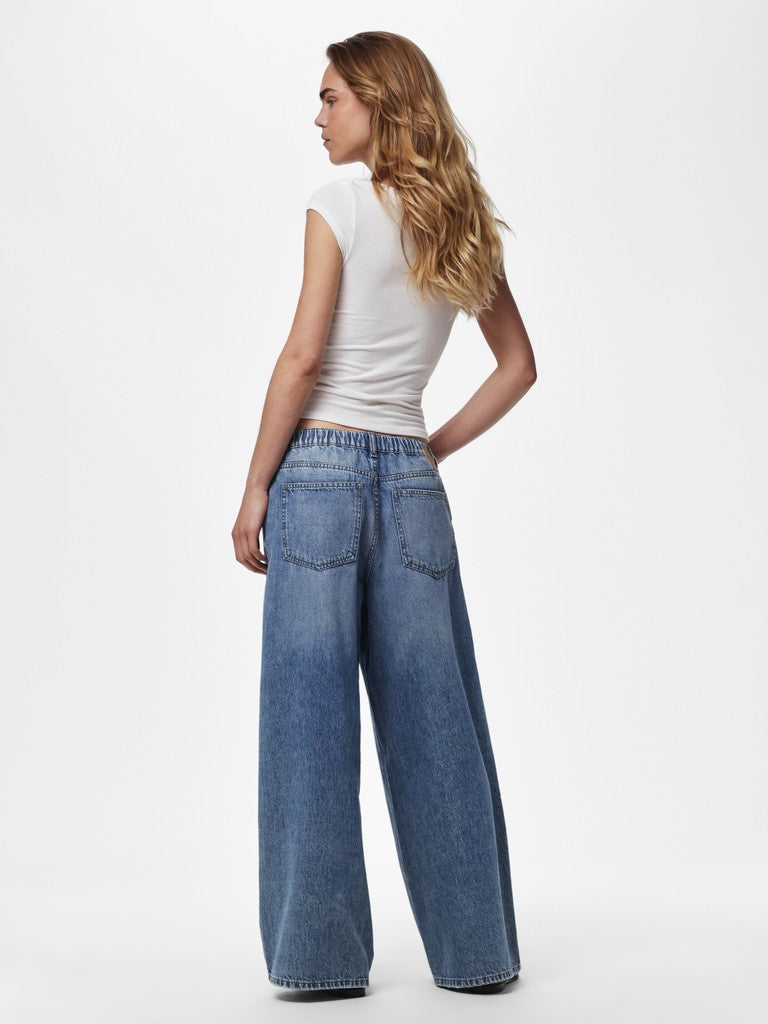 Pieces | Jeans Sky wide medium blue denim