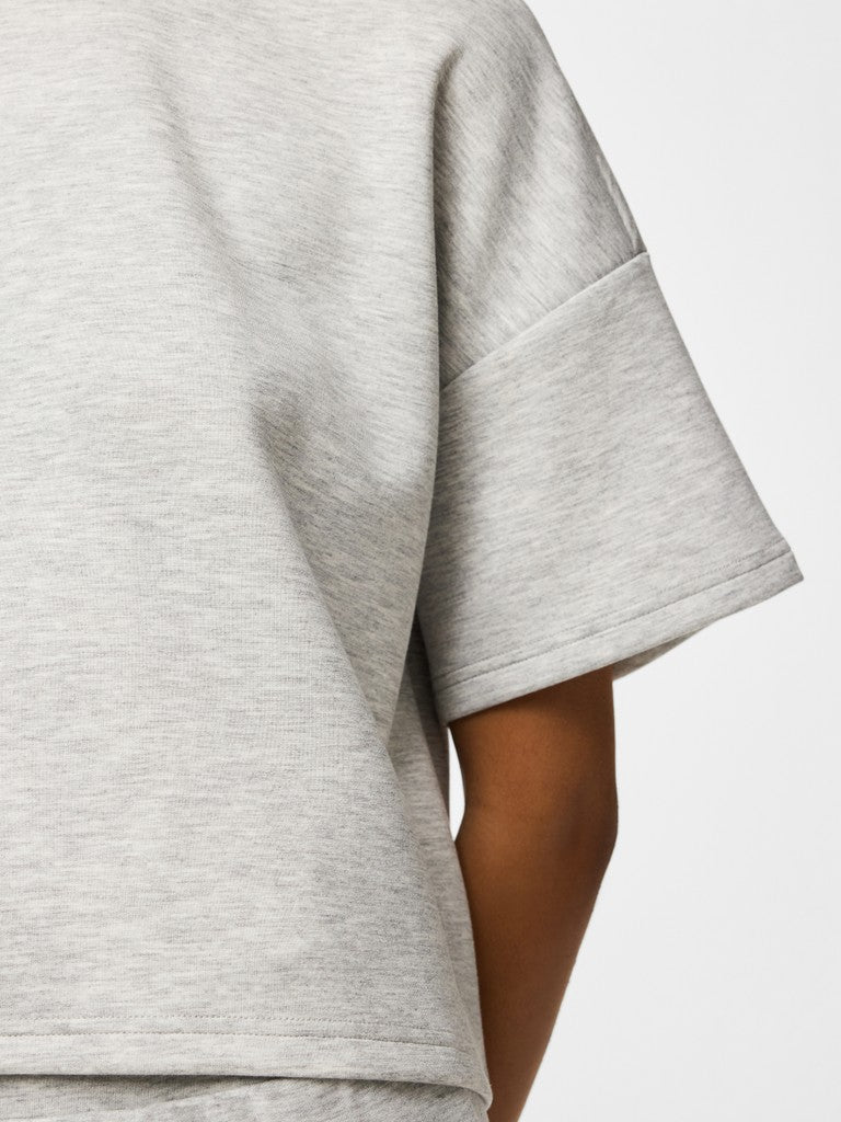 Pieces | Sweater Polly light grey melange