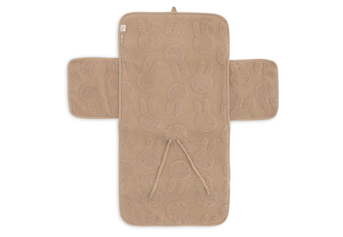 Jollein | Verschoningsmat met opbergvak Nijntje jacquard teddy biscuit