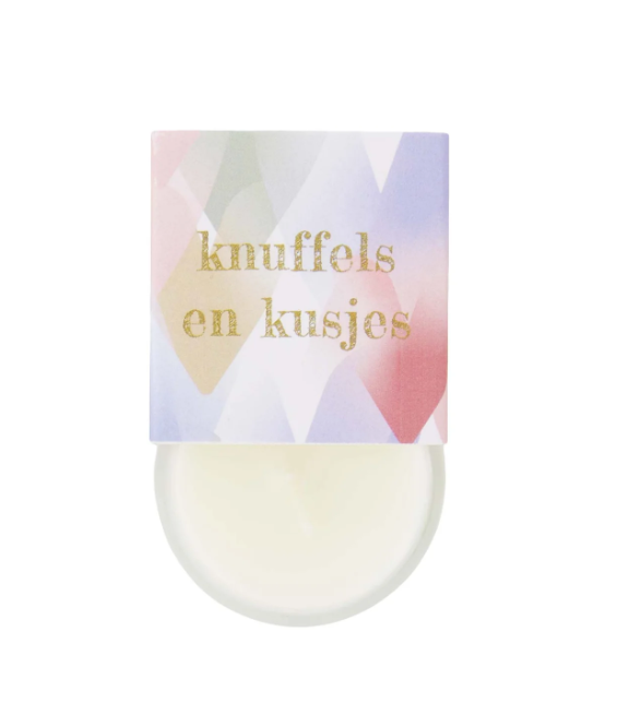 Zusss | Geurkaarsje in wikkel knuffels en kusjes multicolor