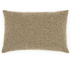 Rechthoekig By Boo Kelso brown sierkussen met bruine vezelstructuur