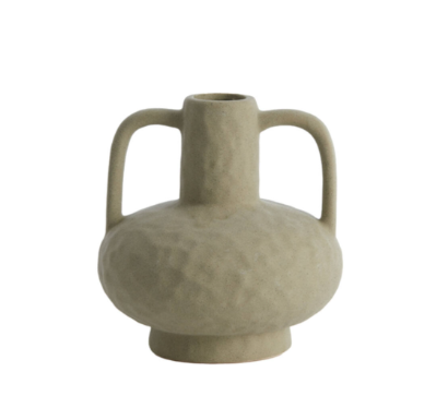 Light & Living | Vaas Ziro 19x20cm mat olijf groen
