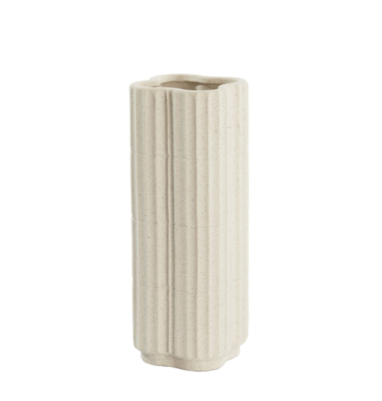 Light & Living | Vaas Castor 15x35cm ecru