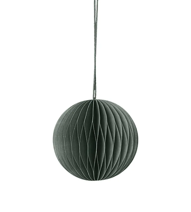 Broste Copenhagen | Papieren kerstbal 13cm thyme