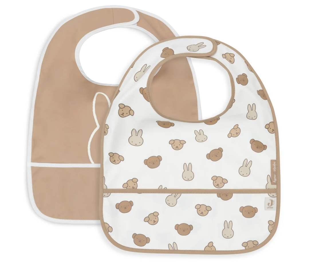 Jollein | Slab waterproof   miffy and friends (2pack)