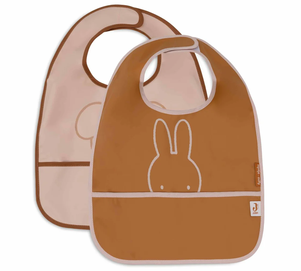 Jollein | Slab waterproof miffy peekaboo wild rose (2pack)