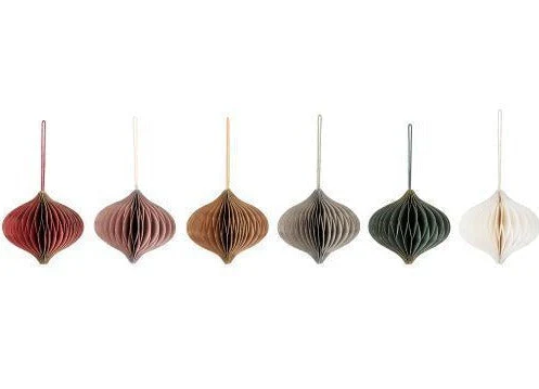 Bloomingville | Papieren kersthanger 14cm