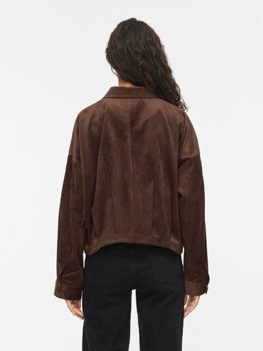 Vila | Jas Denim courdie coffee bean