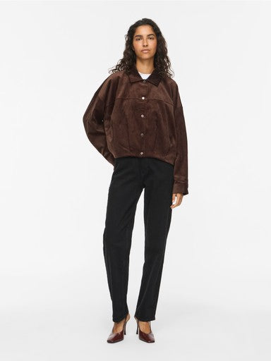 Vila | Jas Denim courdie coffee bean