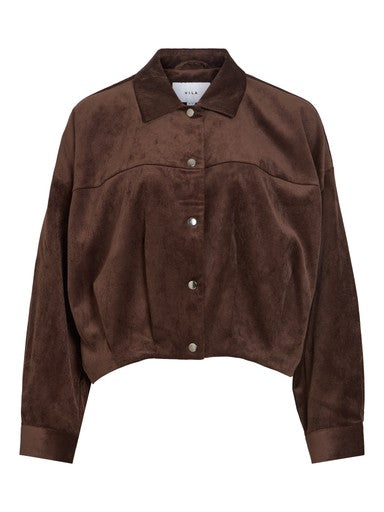 Vila | Jas Denim courdie coffee bean