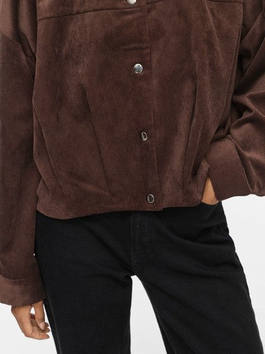 Vila | Jas Denim courdie coffee bean