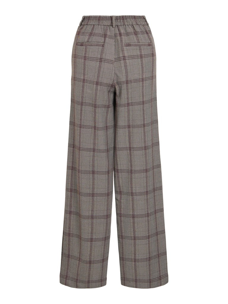 Vila | Broek Varone wide port royale cumulus cloud /coffee bean NOOS