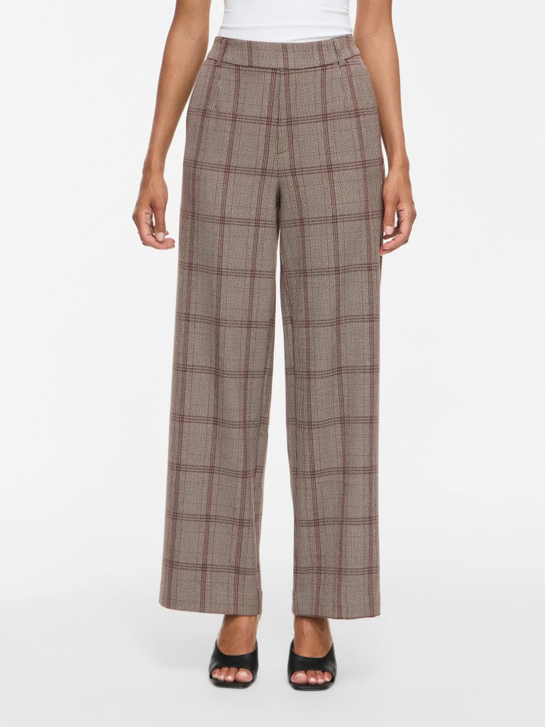 Vila | Broek Varone wide port royale cumulus cloud /coffee bean NOOS