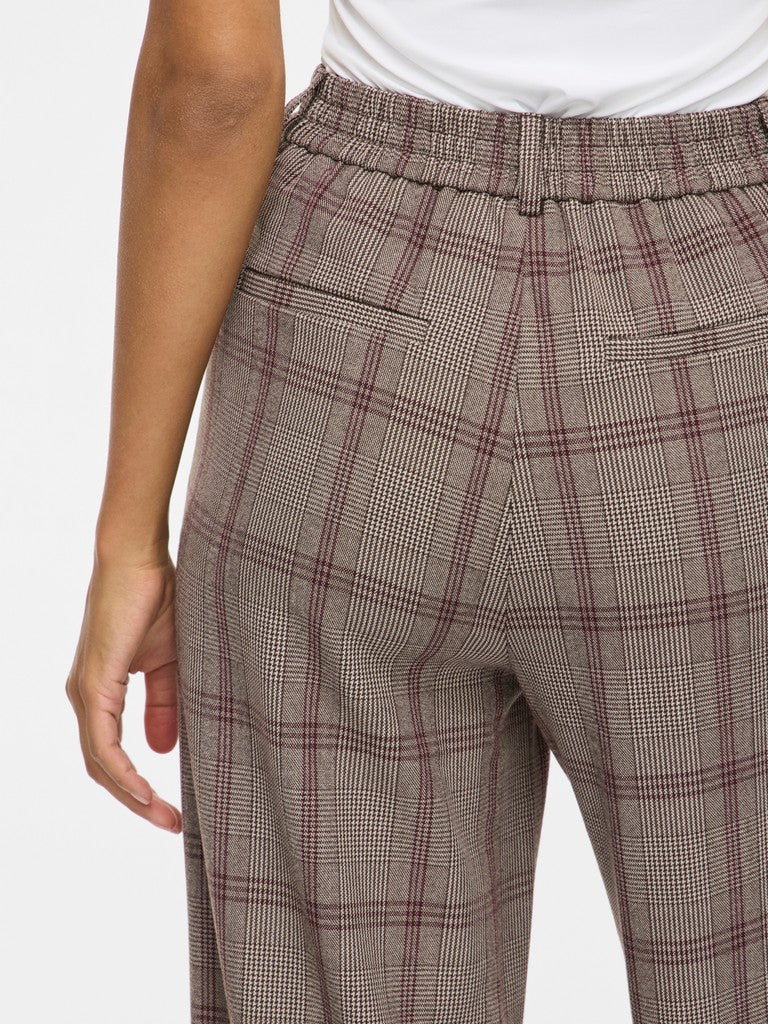 Vila | Broek Varone wide port royale cumulus cloud /coffee bean NOOS