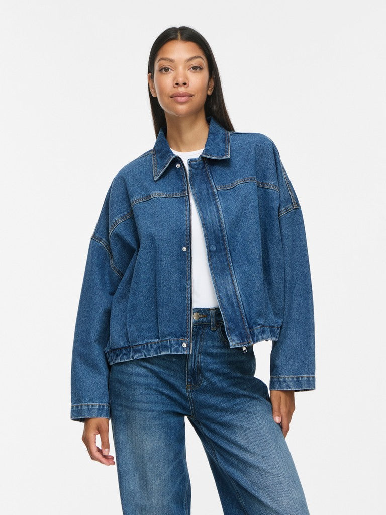 Vila | Denim jasje Paige medium blue denim