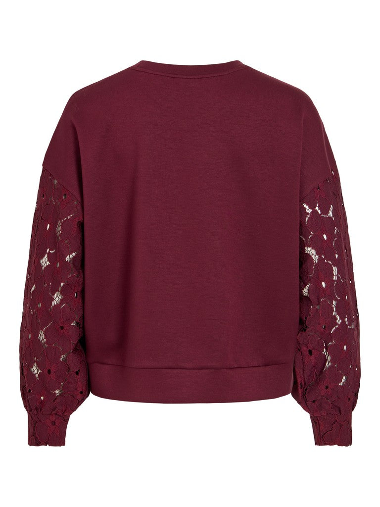 Vila | Sweater Savena Lace port royale