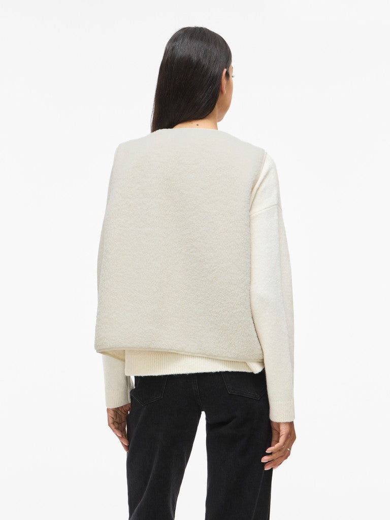 Vila | Gilet Ada Teddy birch NOOS