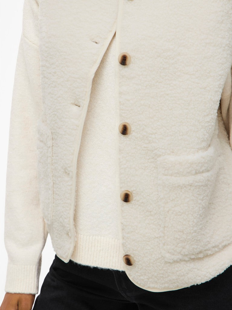 Vila | Gilet Ada Teddy birch NOOS