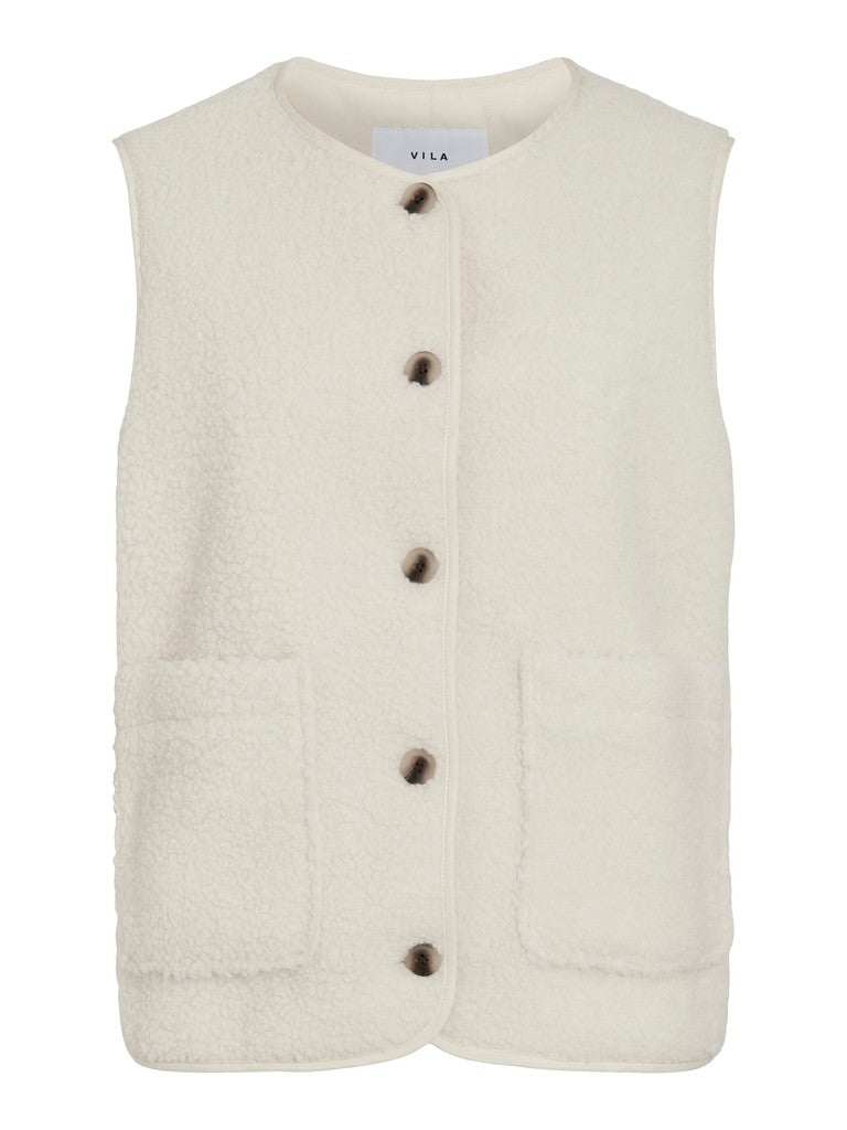 Vila | Gilet Ada Teddy birch NOOS