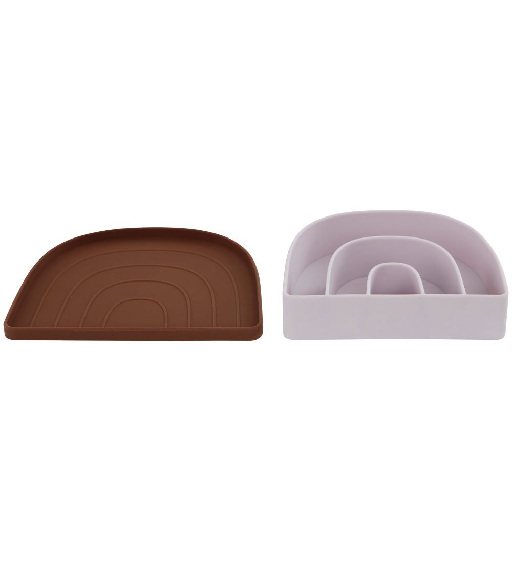 OYOY | Rainbow bord en kom caramel/lavender